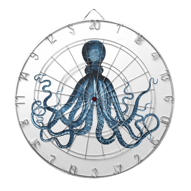 Tabla Dardos Octopus kraken — mar litoral marítimo de praia (Frente)