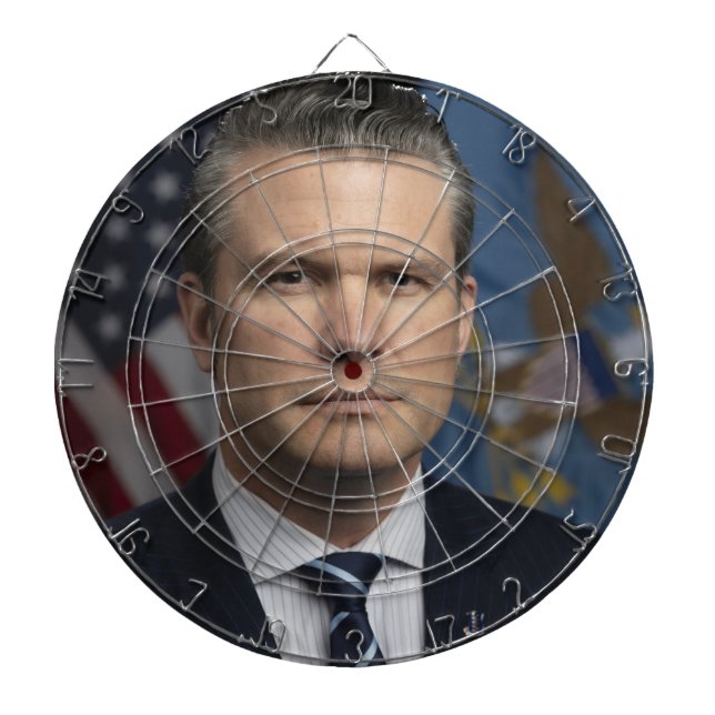 Tabla Dardos oficial pete hegseth (Frente)
