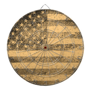Tabla Dardos Old American Flag Grunge
