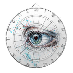 Tabla Dardos Olhos Azuis em Choro (tristeza, simpatia e depress
