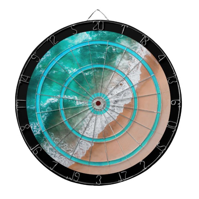 Tabla Dardos Ondas na regulamentação de Sandy Beach (Frente)