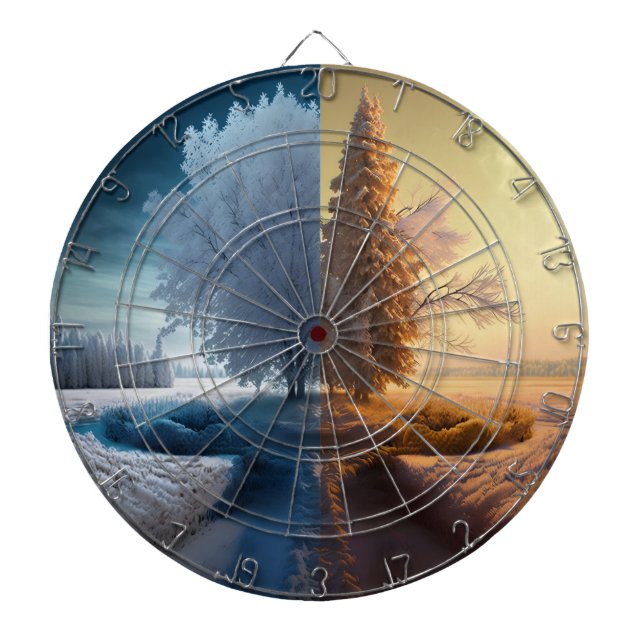 Tabla Dardos One day in winter (Frente)