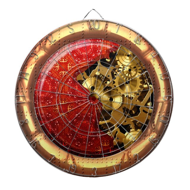 Tabla Dardos Opções de dartboard Steampunk 12 (Frente)