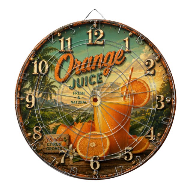 Tabla Dardos  Orange Juice Kitchen (Frente)