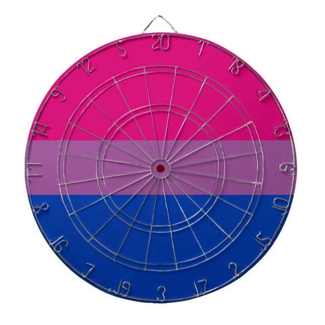 Tabla Dardos Orgulho Bissexual (Bandeira Bi) (Frente)