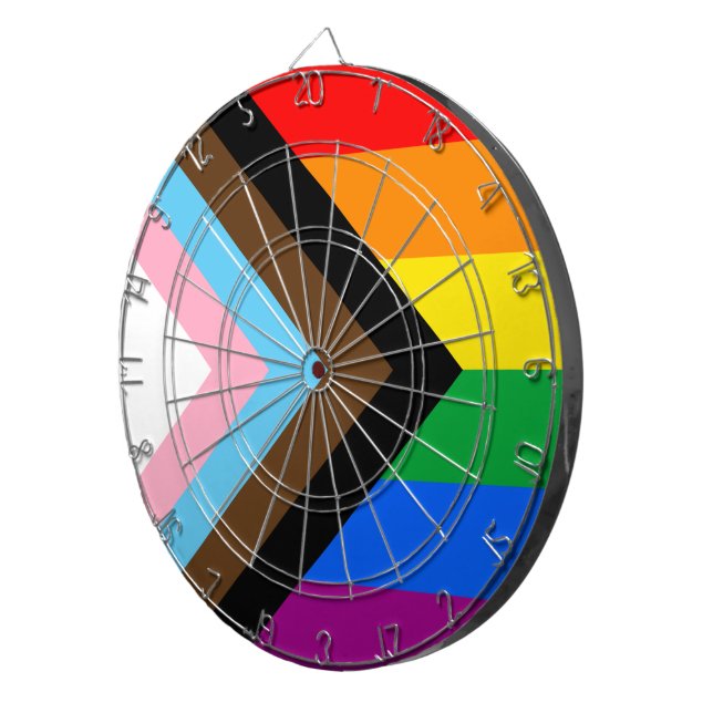Tabla Dardos Orgulho Progressivo LGBTQ+ (Frente Direita)