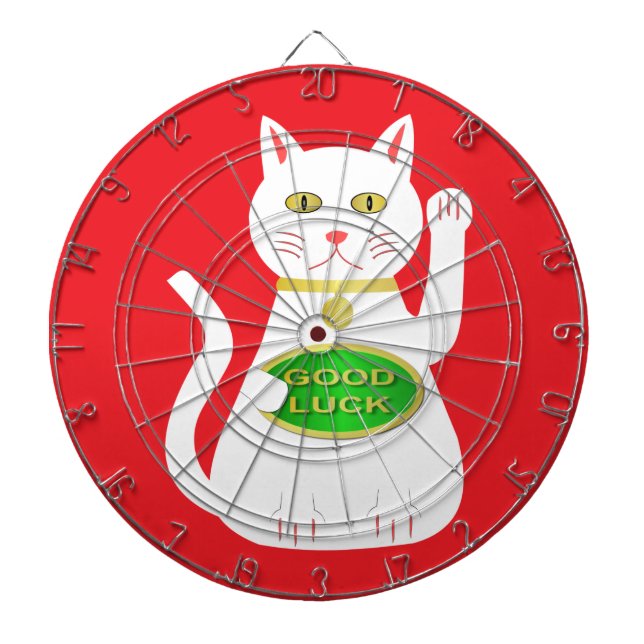 Tabla Dardos Oriental Lucky Cat (Frente)