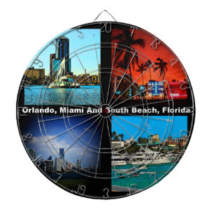 Tabla Dardos Orlando, Miami, South Beach Collage