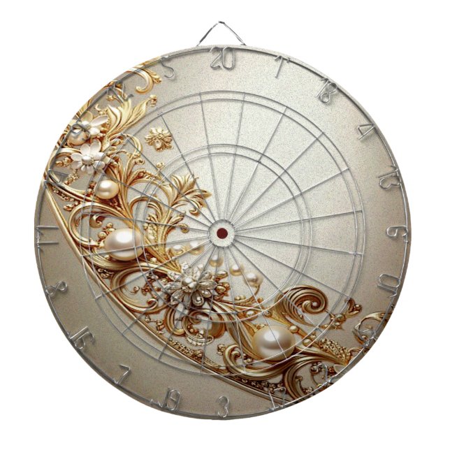 Tabla Dardos Ornate Gold Flourish Dartboard (Frente)