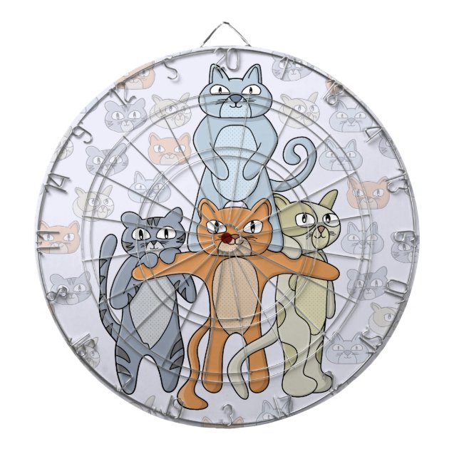 Tabla Dardos Os Gatos Incríveis (Frente)