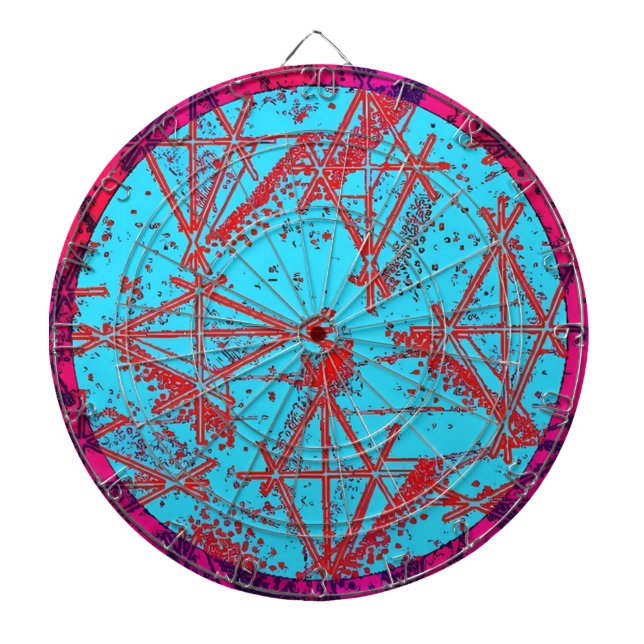 Tabla Dardos Ósica Lua, Formica Sky (Frente)
