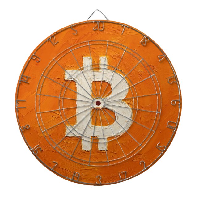 Tabla Dardos Padrão Bitcoin (Óleo, Estilo: 1) (Frente)