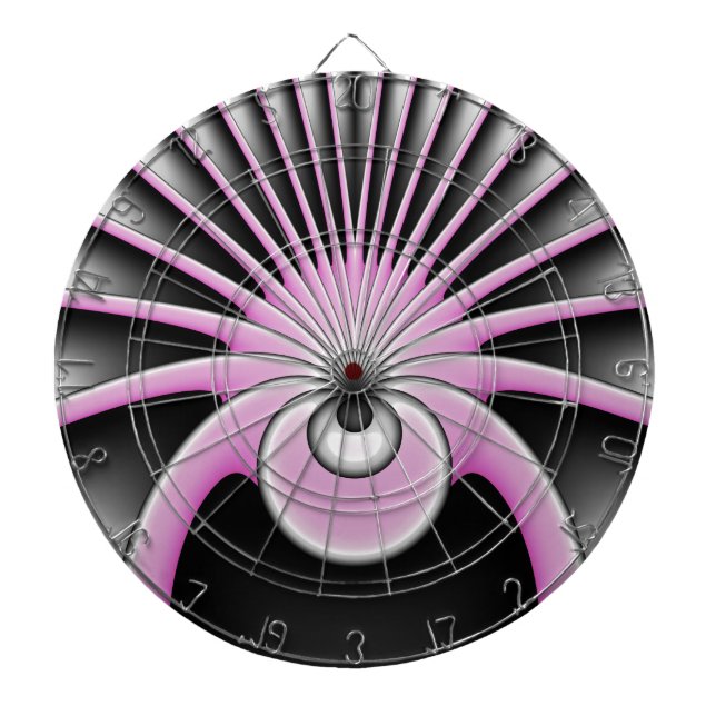 Tabla Dardos Padrão de Arte Fractal Moderno Abstrato (Frente)