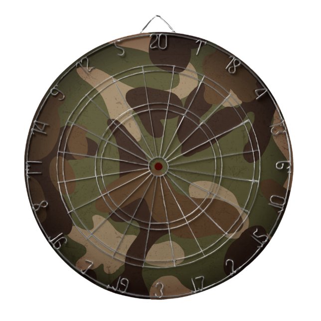 Tabla Dardos Padrão de Camuflagem Militar Clássico (Frente)