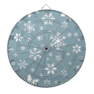 Tabla Dardos Padrão de Floco de Neve, Flocos de Neve Brancos, N