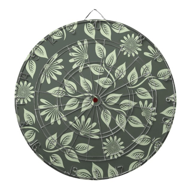 Tabla Dardos Padrão de Flores de Mola (Frente)