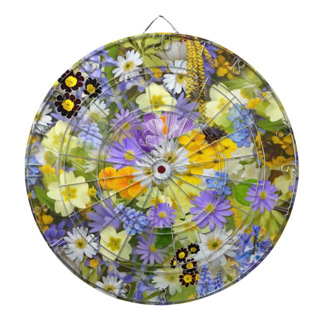TABLA DARDOS PADRÃO DE FUNDO FLORAL MULITCOR (Frente)