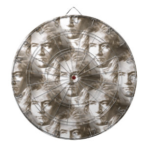 Tabla Dardos Padrão de retrato de Beethoven