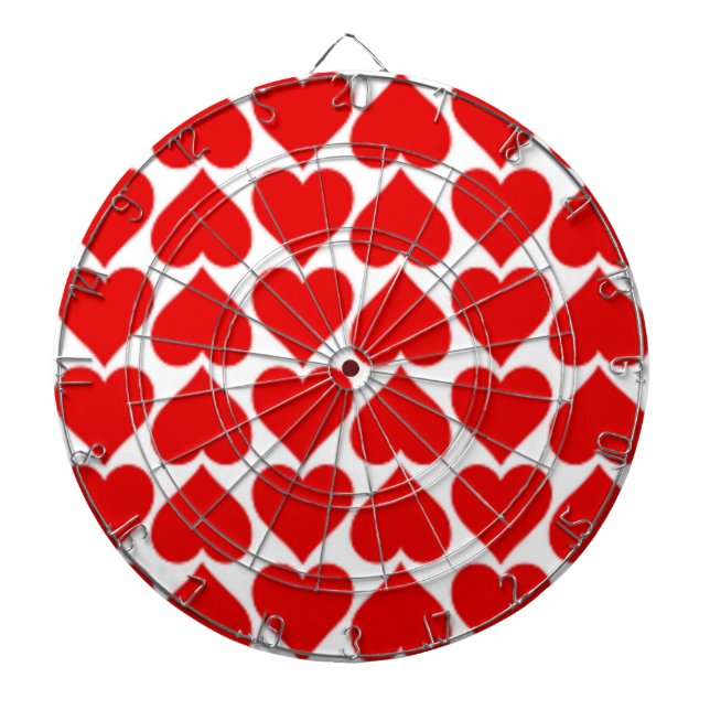TABLA DARDOS PADRÃO DO CORAÇÃO VERMELHO (Frente)