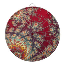 Tabla Dardos Padrão Floral Espiral