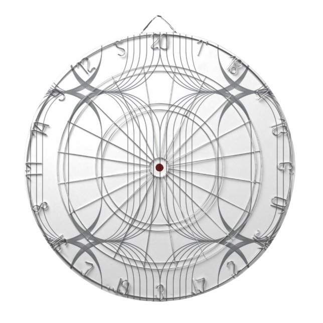 Tabla Dardos Padrão moderno, simples e elegante de ilustração d (Frente)