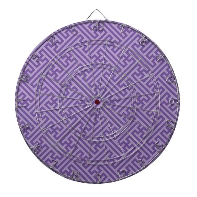 Tabla Dardos Padrão Sayagata, Japonês, Roxo e Rosa (Frente)