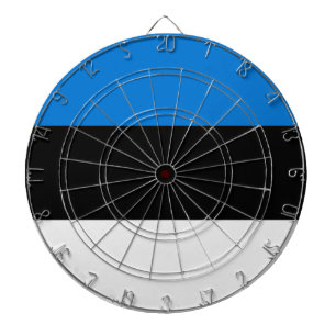 Tabla Dardos Painéis com bandeira da Estônia