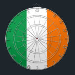 Tabla Dardos Painéis com bandeira da Irlanda<br><div class="desc">Adicione um toque de orgulho irlandês à sua sala de jogos, com o nosso prato exclusivo com a bandeira da Irlanda! Feito com muita atenção aos detalhes, este quadro é mais do que um mero acessório de jogos; é uma celebração do rico patrimônio e orgulho cultural da Irlanda. O vibrante...</div>