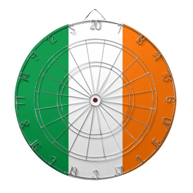 Tabla Dardos Painéis com bandeira da Irlanda (Frente)