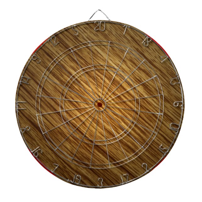 Tabla Dardos Painéis De Grãos De Madeira (Frente)