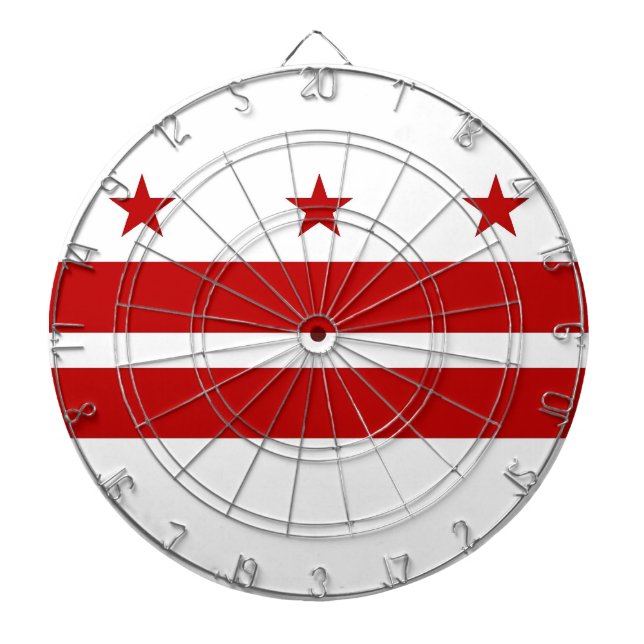 Tabla Dardos Painel com Sinalizador de Washington DC, EUA (Frente)
