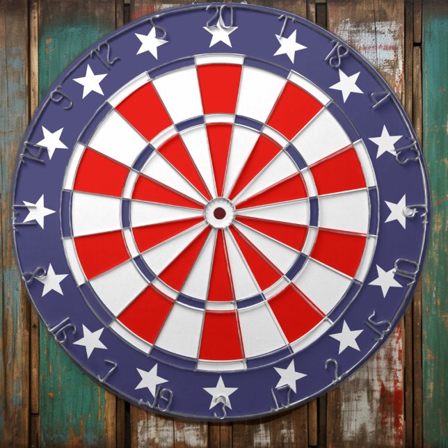 Tabla Dardos Painel de cores da bandeira americana (Criador carregado)