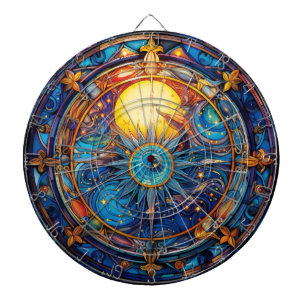 Tabla Dardos Painel de Corpos Celestiais