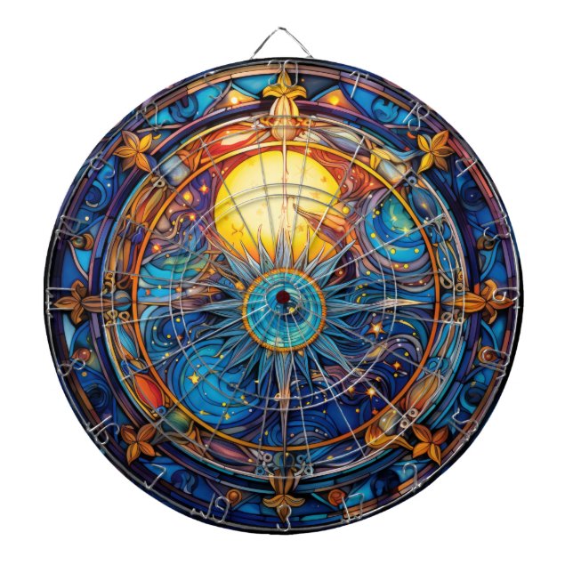 Tabla Dardos Painel de Corpos Celestiais (Frente)