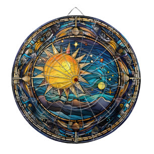 Tabla Dardos Painel de Corpos Celestiais