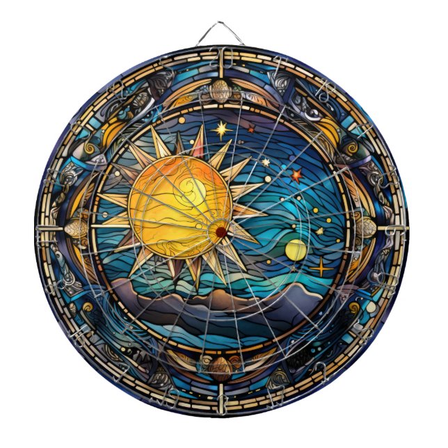 Tabla Dardos Painel de Corpos Celestiais (Frente)