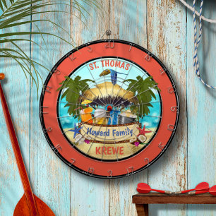 Tabla Dardos Painel de Dardos Bar Tiki de Praia