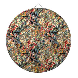 Tabla Dardos Painel de Dardos de Arte Abstrata