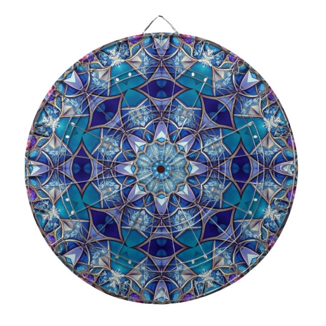 Tabla Dardos Painel de Dardos Decorativo Azul (Frente)