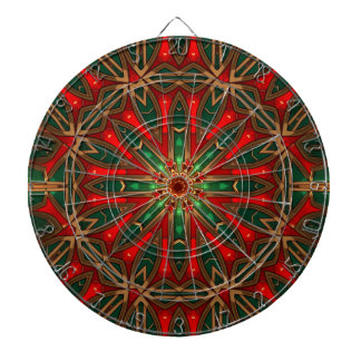 Tabla Dardos Painel de Dardos Decorativo Vermelho Verde
