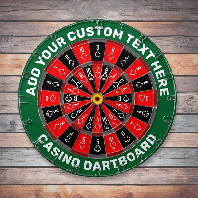 Tabla Dardos Painel de desenho do casino com texto personalizad (Criador carregado)