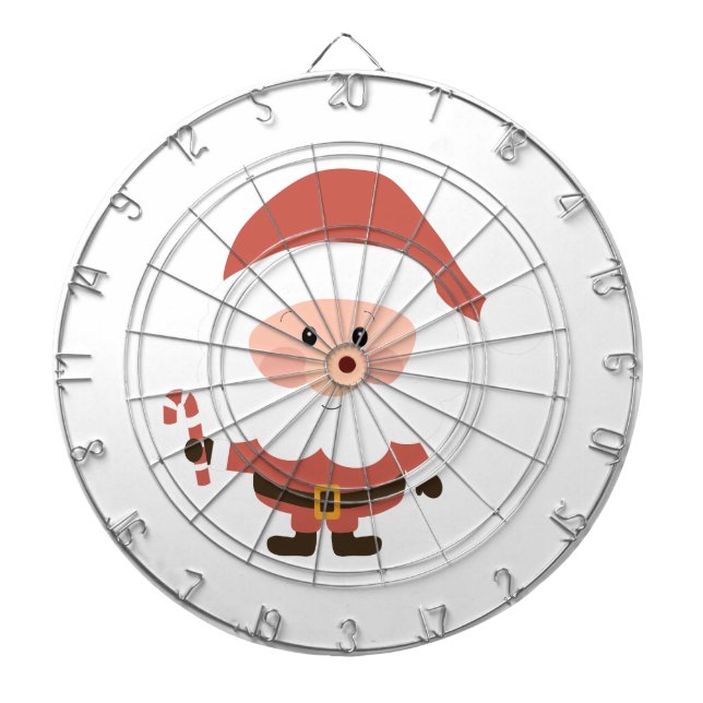 Tabla Dardos Papai Noel com cartoon canavial (Frente)