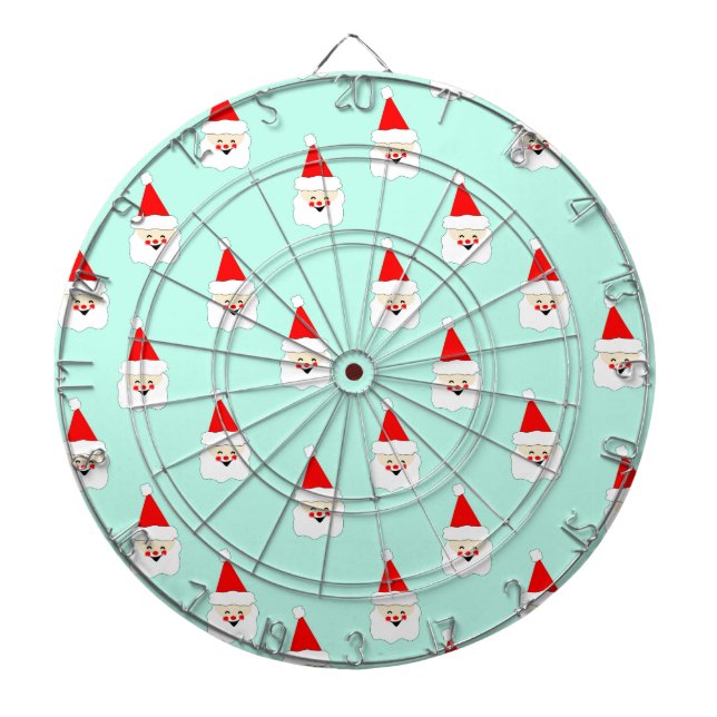 Tabla Dardos papai noel padrão meio de século natal (Frente)