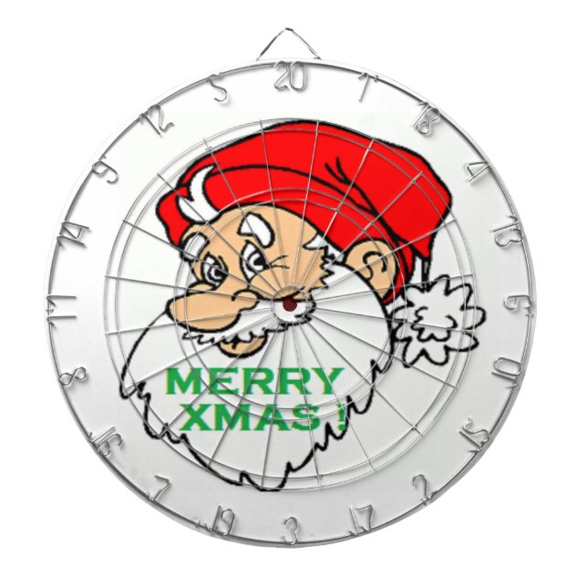 Tabla Dardos papais noeis "MERRY XMAS" (Frente)