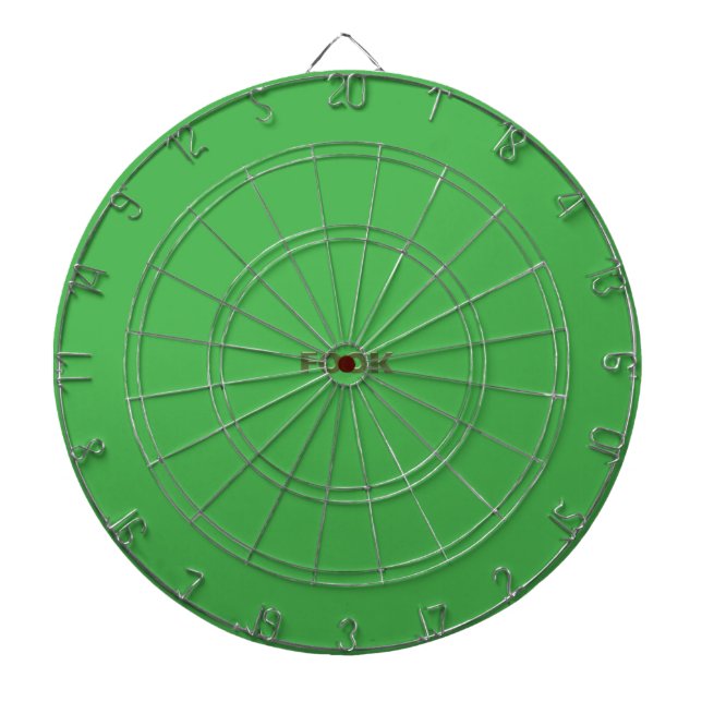 Tabla Dardos Passe verde no prato verde (Frente)