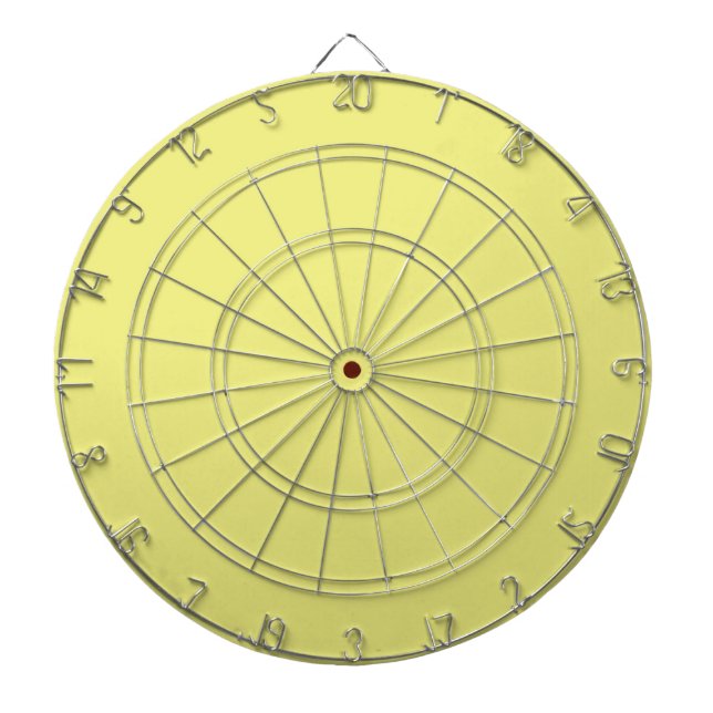 Tabla Dardos Pastel Yellow Dart Board (Frente)