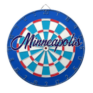 Tabla Dardos Patriótico Vermelho Azul Clássico Minneapolis