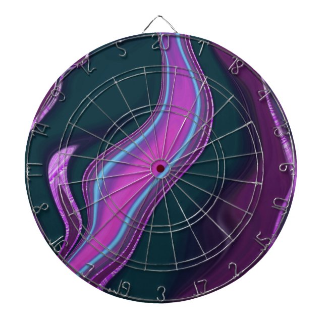 Tabla Dardos pattern abstract marbled (Frente)