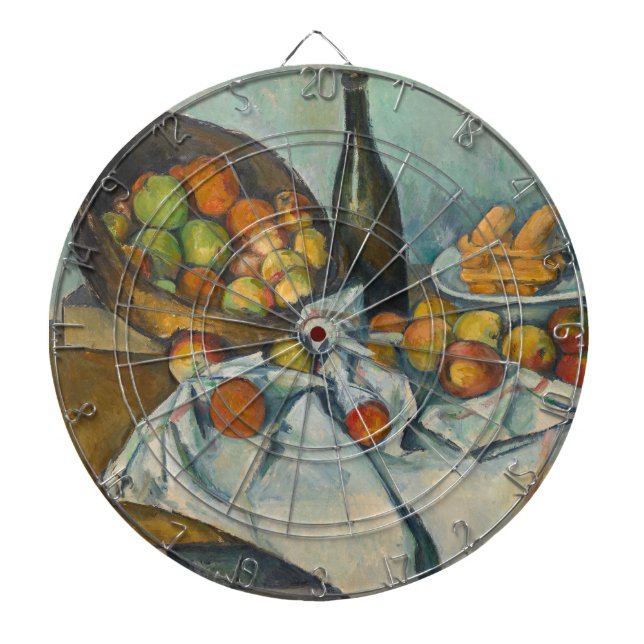 Tabla Dardos Paul Cezanne - A Cesta das Maçãs (Frente)