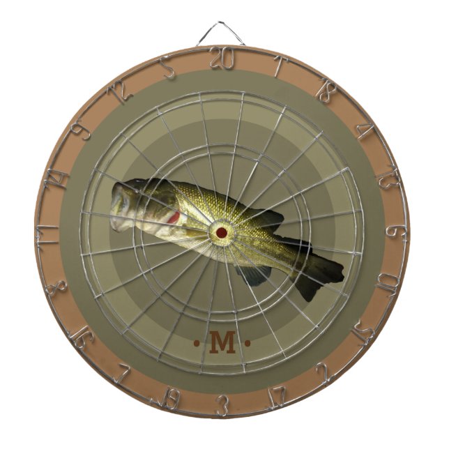 Tabla Dardos Peixes de Baixo Grande Desportivo Hobby Monogramas (Frente)
